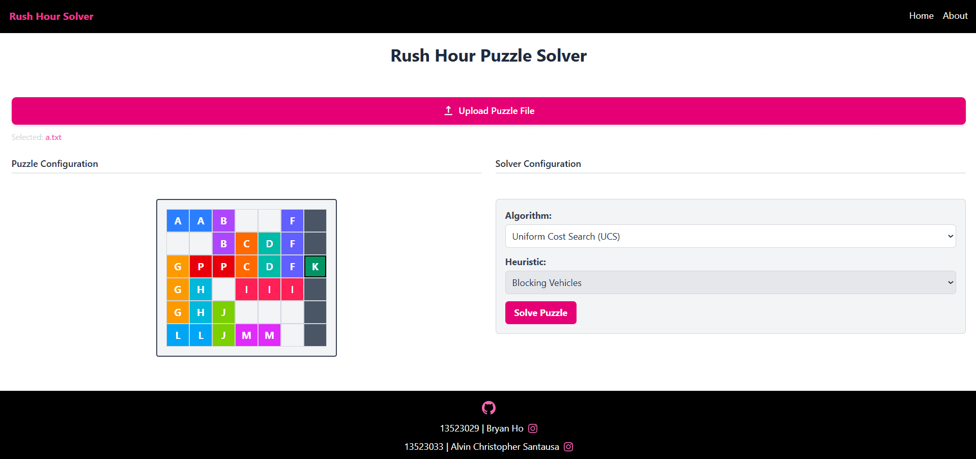 Rush Hour Solver